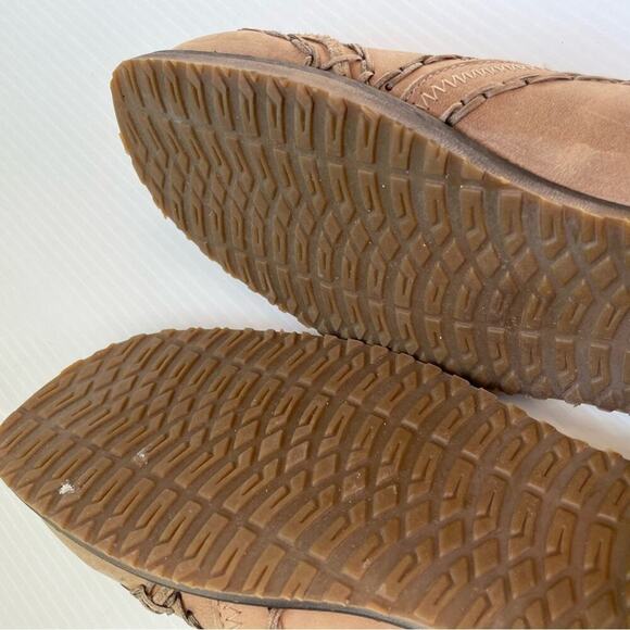 Bed/stu mens slip on leather loafer stitching detail size 13 tan - Picture 14 of 14